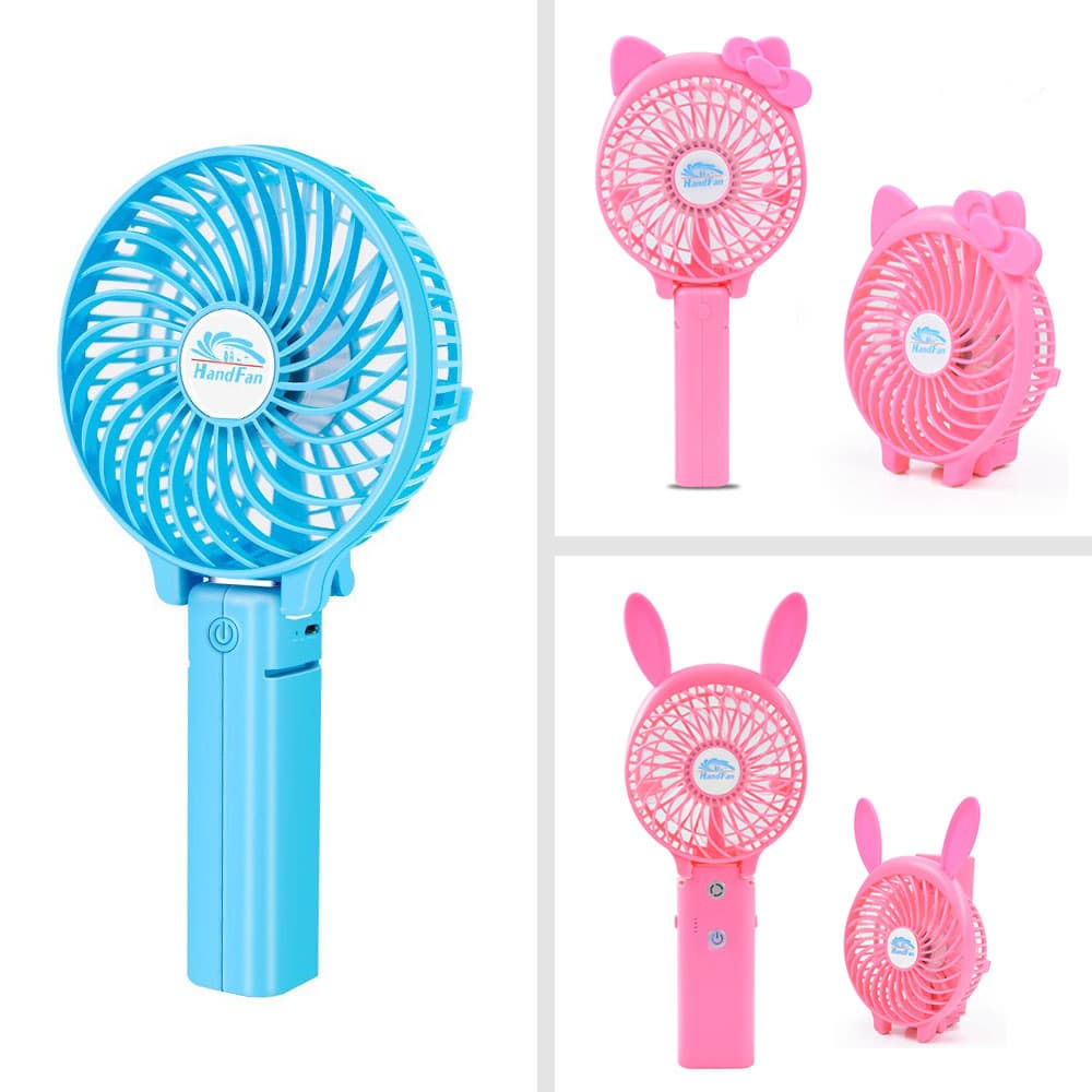 Electric USB Rechargeable Hand Held Mini Fan Portable